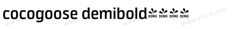cocogoose demibold字体转换